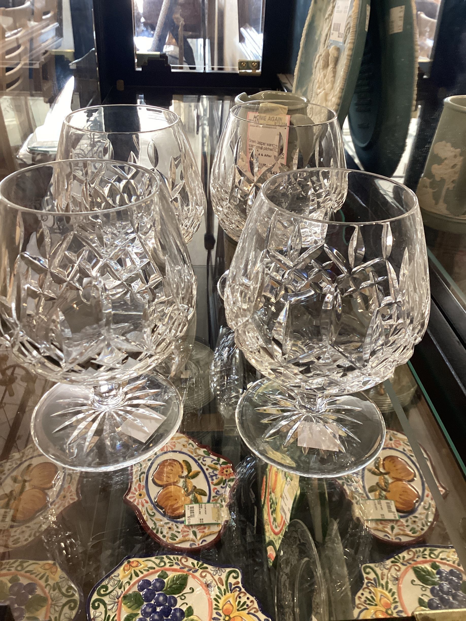Waterford Lismore Brandy Baloon Glasses