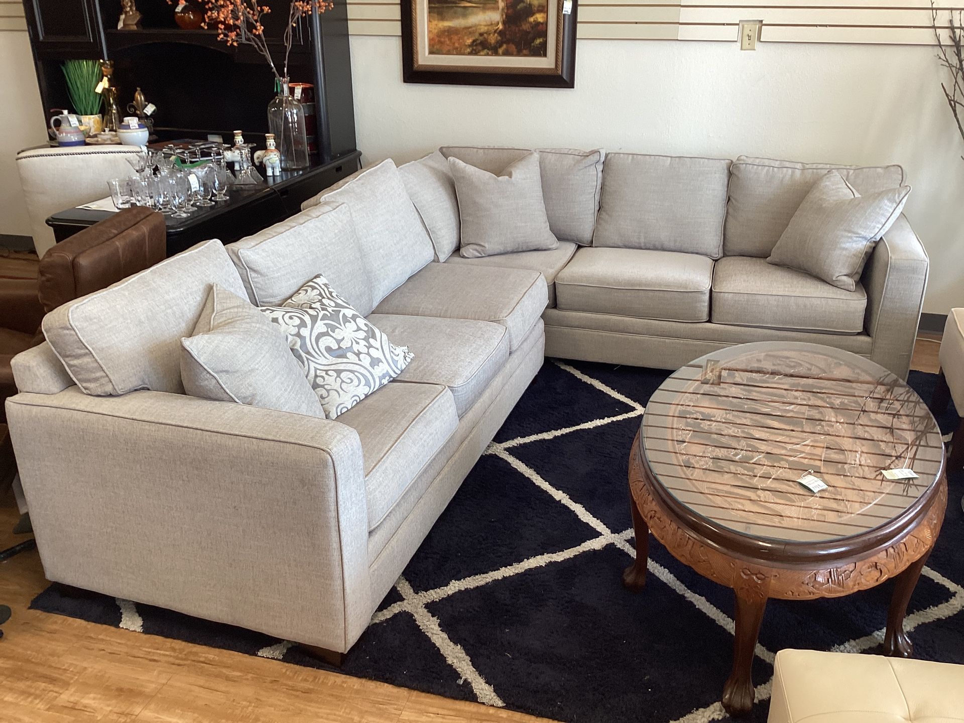 Haverty’s Grey Sectional