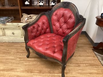 Red Leather Chair