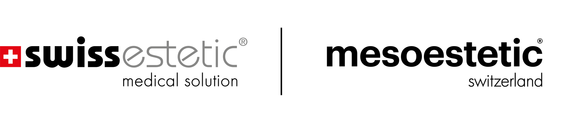 Zwei Logos für Swiss Estetic Medical Solution und Mesoestetic Switzerland