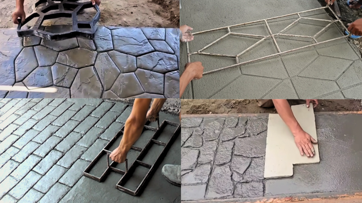 Stamped concrete patio installation by Franklin Concrete Experts in Franklin, Tennessee