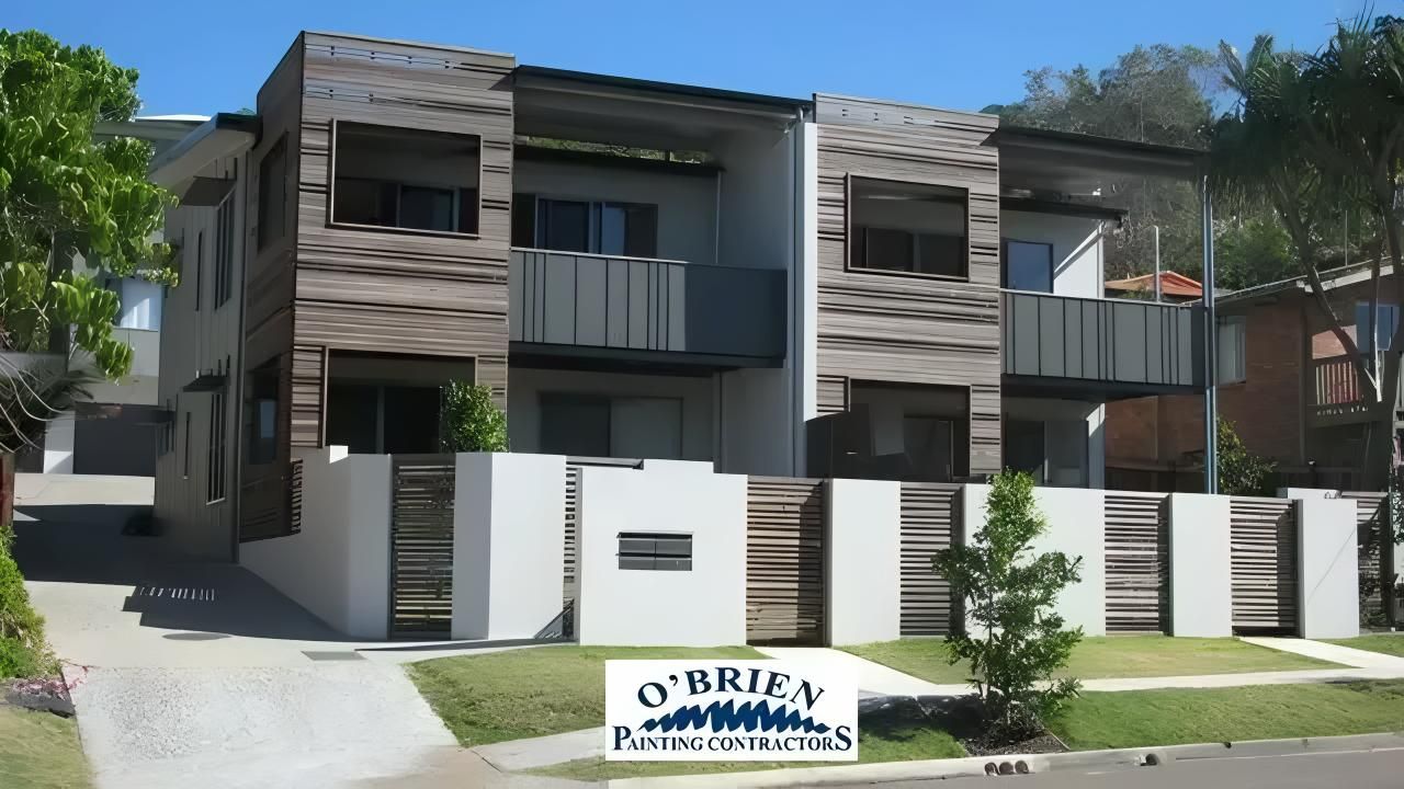 A Building With a Sign That Says 'o'brien on It — O'Brien Painting Contractors in Noosa, QLD