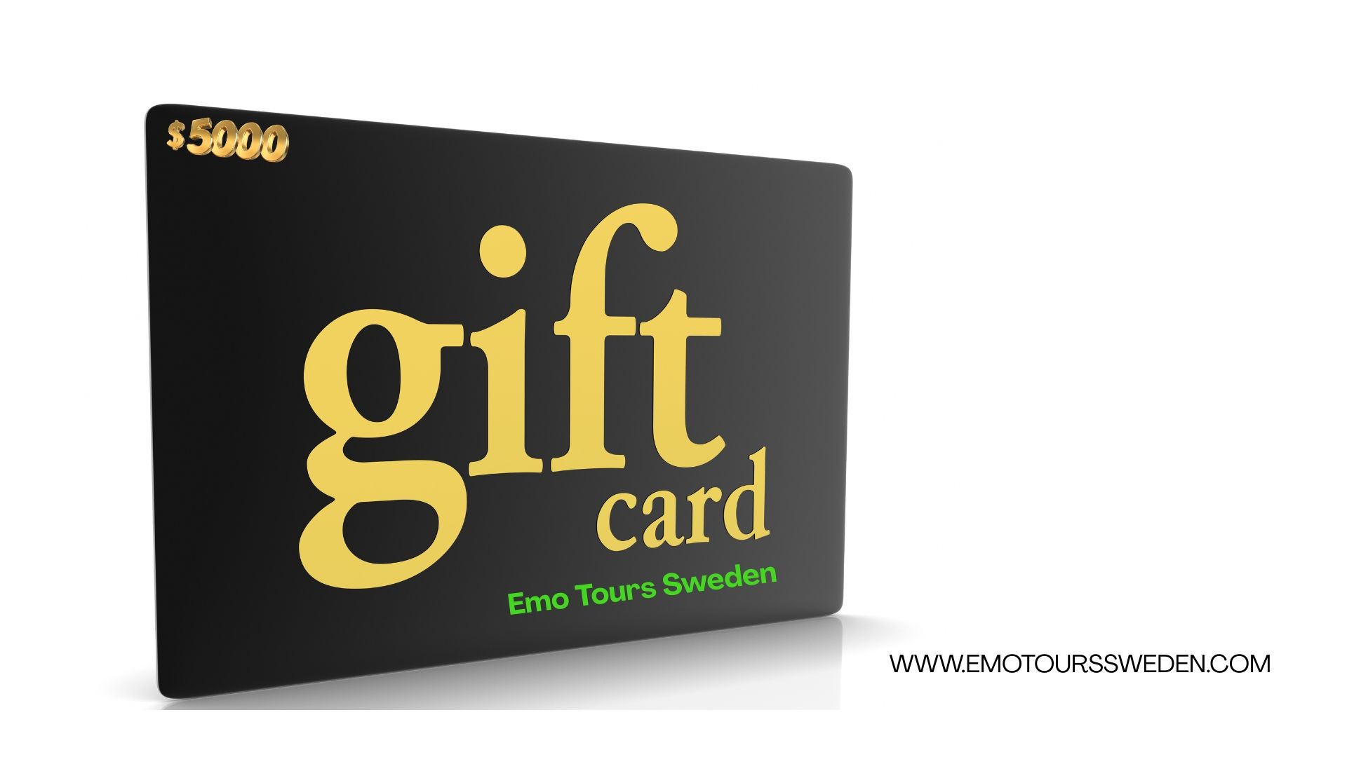 Gift Card, perfect for any holiday package to Egypt or an exciting experience in Gothenburg.