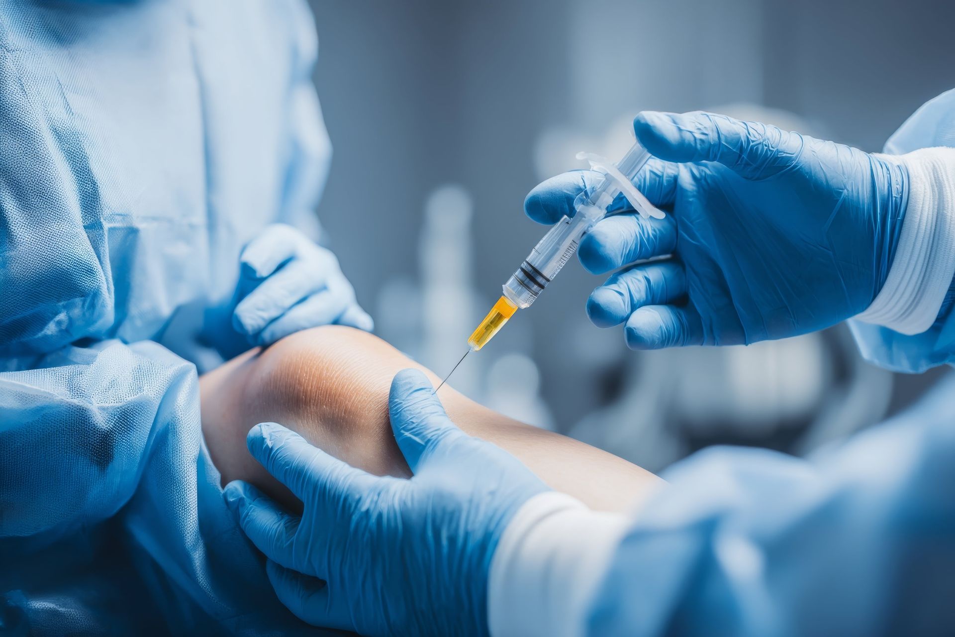 Infiltração articular de ácido hialurônico