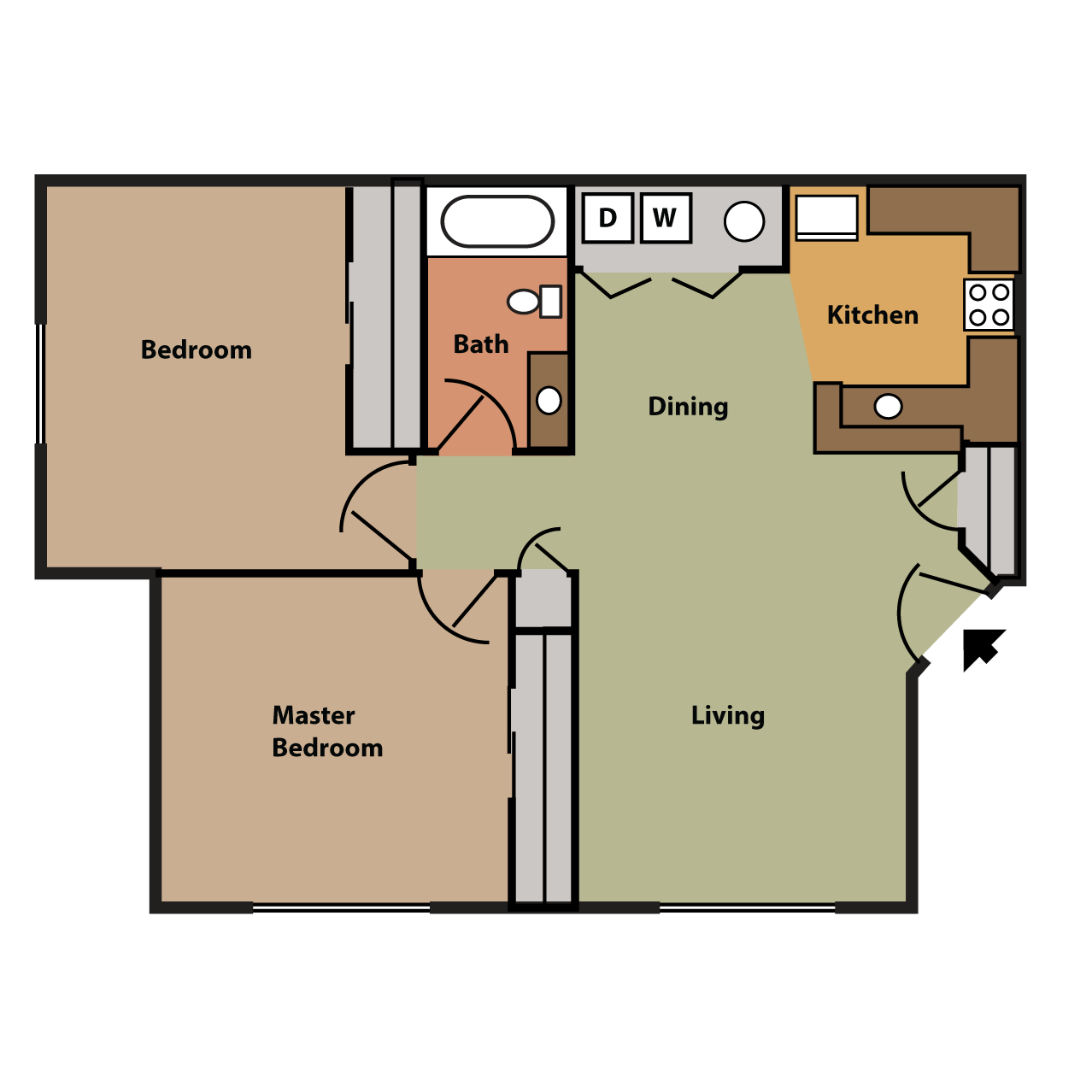 2 Bedroom Apartments in Cheney, WA