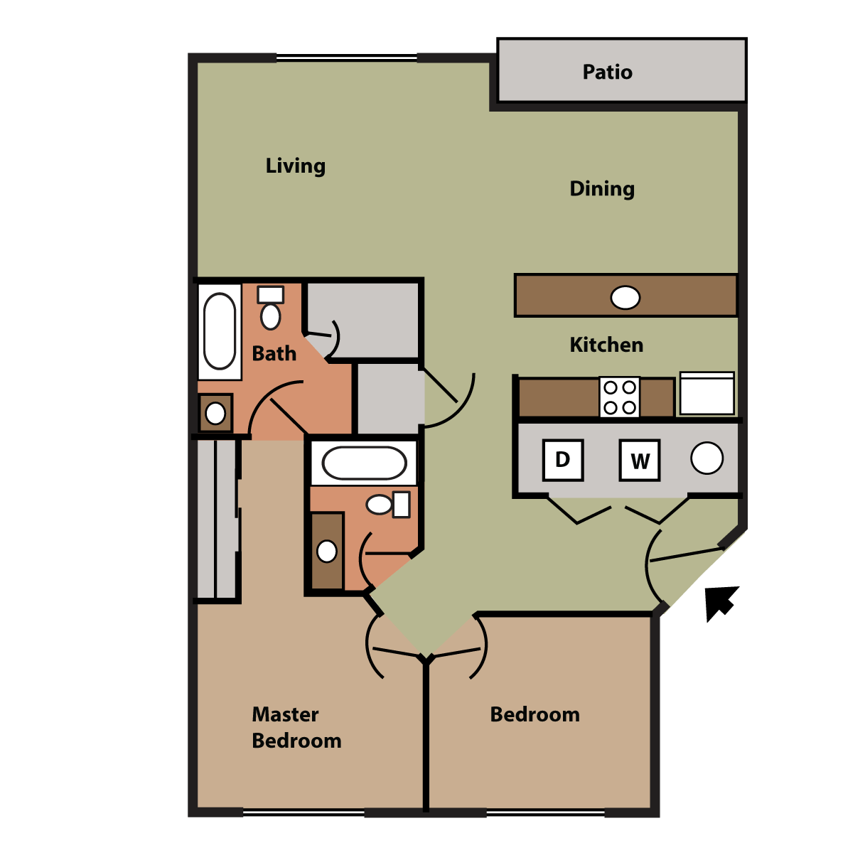 2 Bedroom Apartments in Cheney, WA