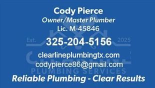 Clearline Plumbing logo