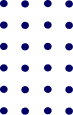 Grid of 25 evenly spaced, dark blue dots.
