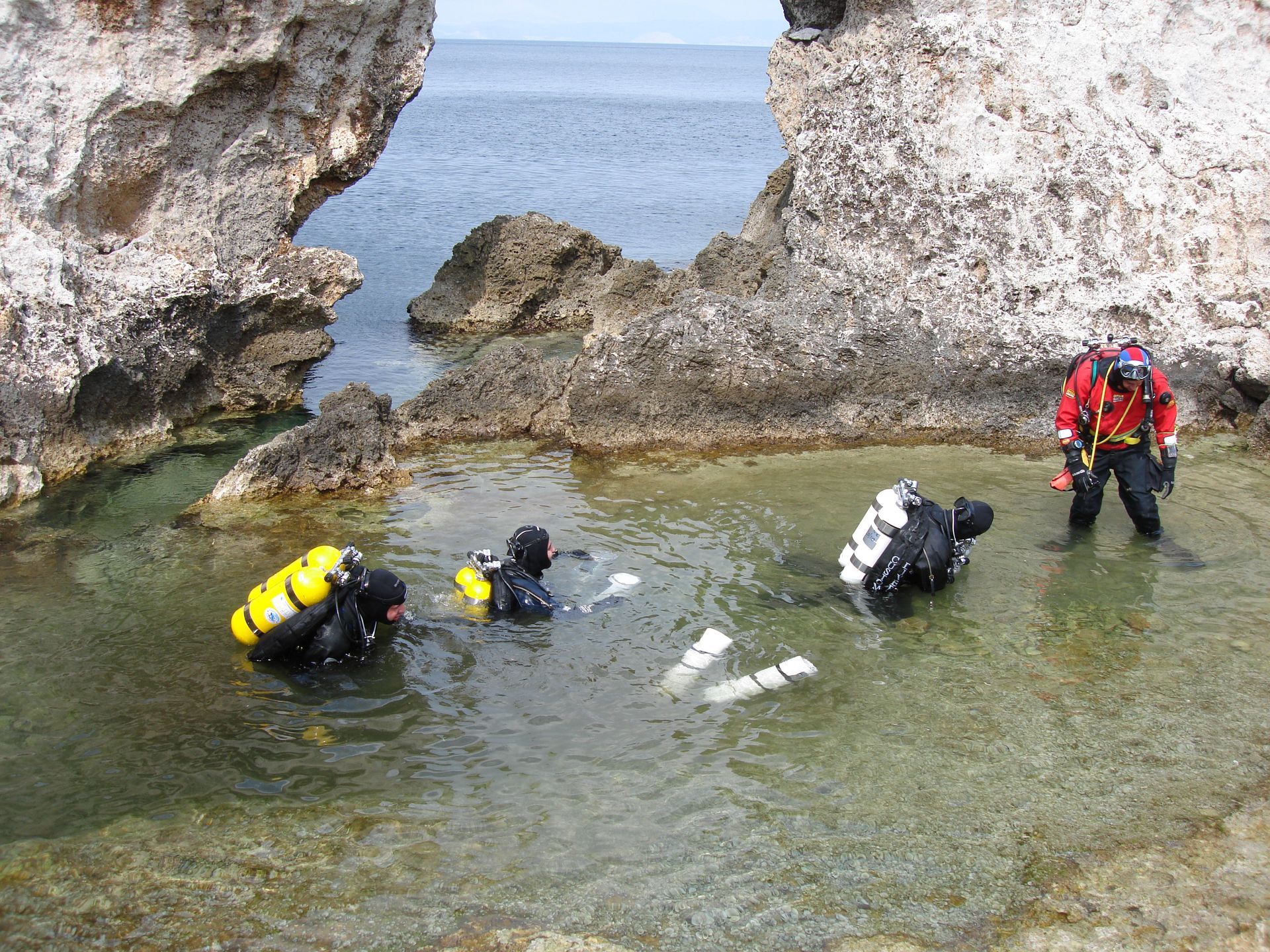 Advanced Trimix training με τον Mark Ellyatt στην περιοχή Στέρνα