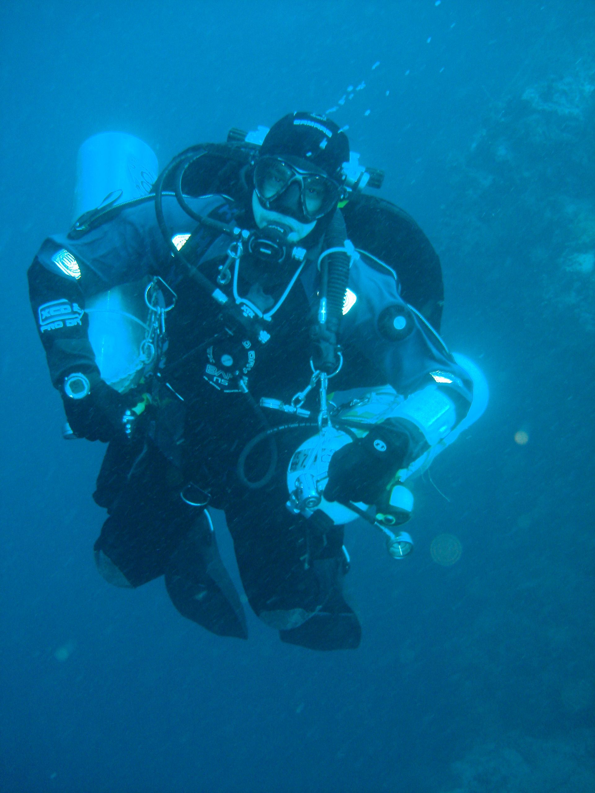 Advanced Trimix training με τον Mark Ellyatt στην περιοχή Στέρνα