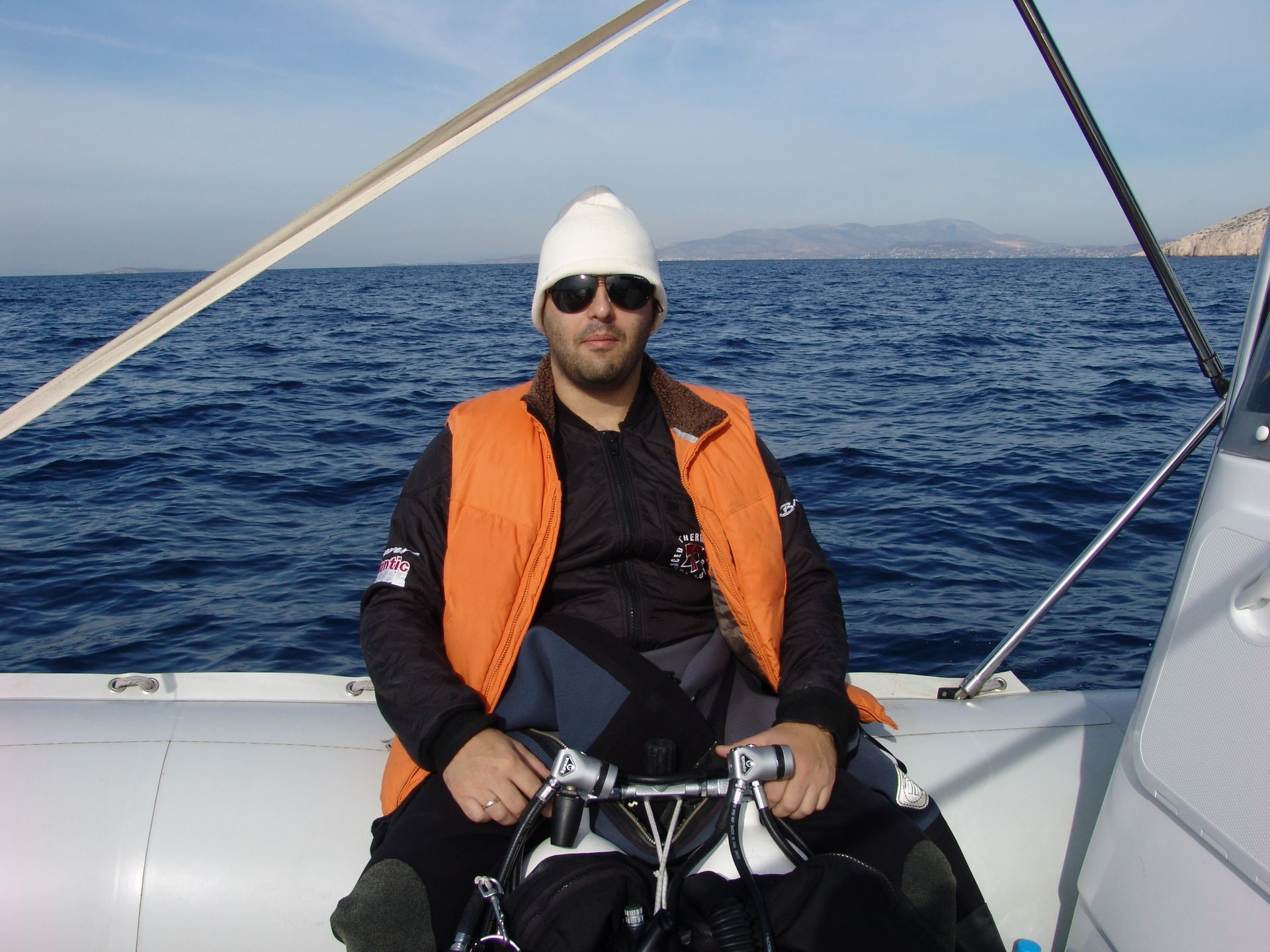 Βασίλης Πετρούλιας ναυαγιοκατάδυση στο Monrosa σε βάθος 90 μέτρων