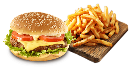 Double Cheeseburgers & Fries