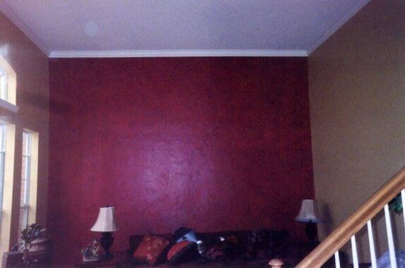 maroon wall  — Paint in Plano, TX