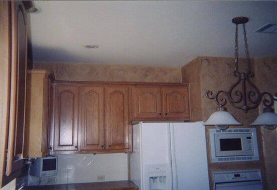 brown cabinet — Paint in Plano, TX