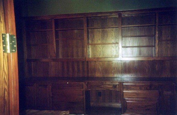 dark brown cabinet — Paint in Plano, TX