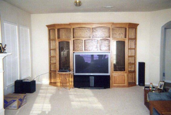 cream wall and light brown cabinet  — Paint in Plano, TX