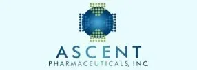 A logo for a company called ascent pharmaceuticals inc