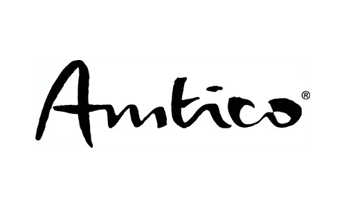 A black and white logo for ambico on a white background.