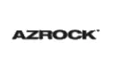 A black and white logo for azrock on a white background.