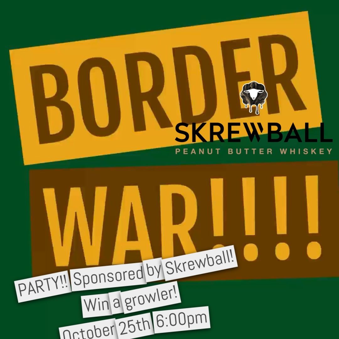 OH BOOM!!  ITS ON HERE AT DTS!! OCTOBER 25TH 6:00PM.  WERE CHEERING ON THE COWBOYS!
TACO BAR
BUY A SKREWBALL AND IF YOUR SHOT GLASS HAS A STAR ON IT YOU WIN A FREE GROWLER!
$3 SKREWBALL
$2 MYSTERY BEER SPECIALS
$2 DOMESTIC DRAFTS
$3 MODELO DRAFTS