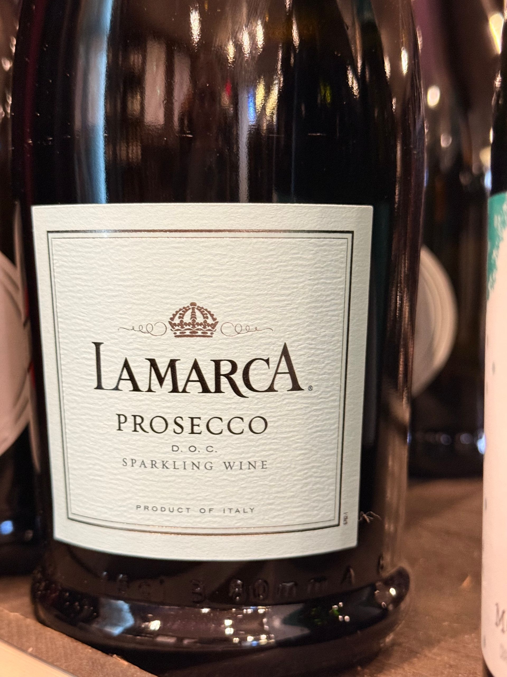 Bottle of Boen Pinot Noir wine. Label is gold, red, and cream.