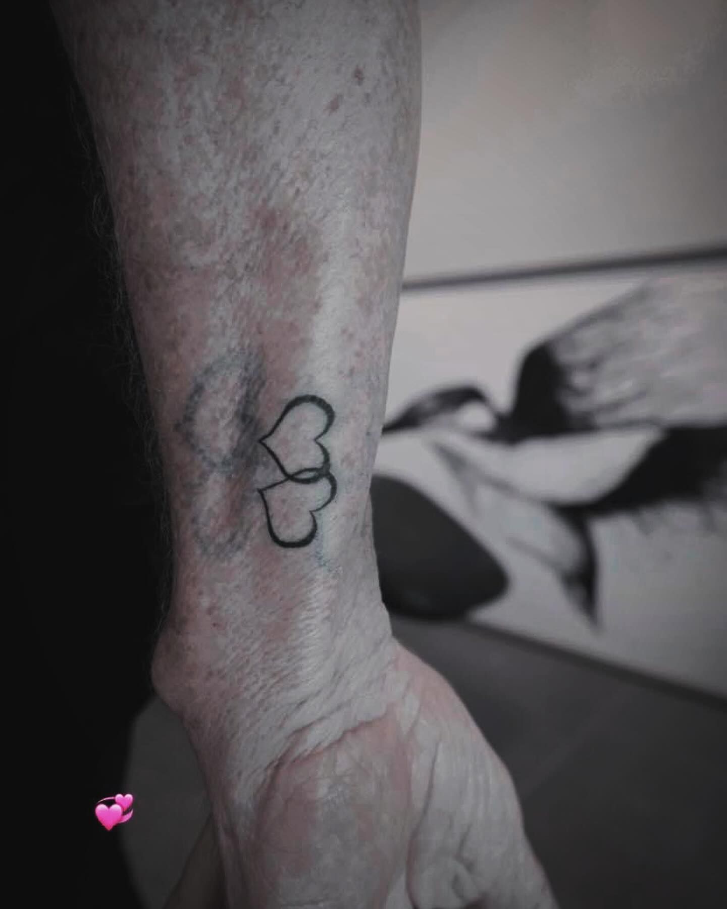 A Person Has a Tattoo of Three Hearts on Their Wrist  — Thaiger Ink in Holloways Beach, QLD