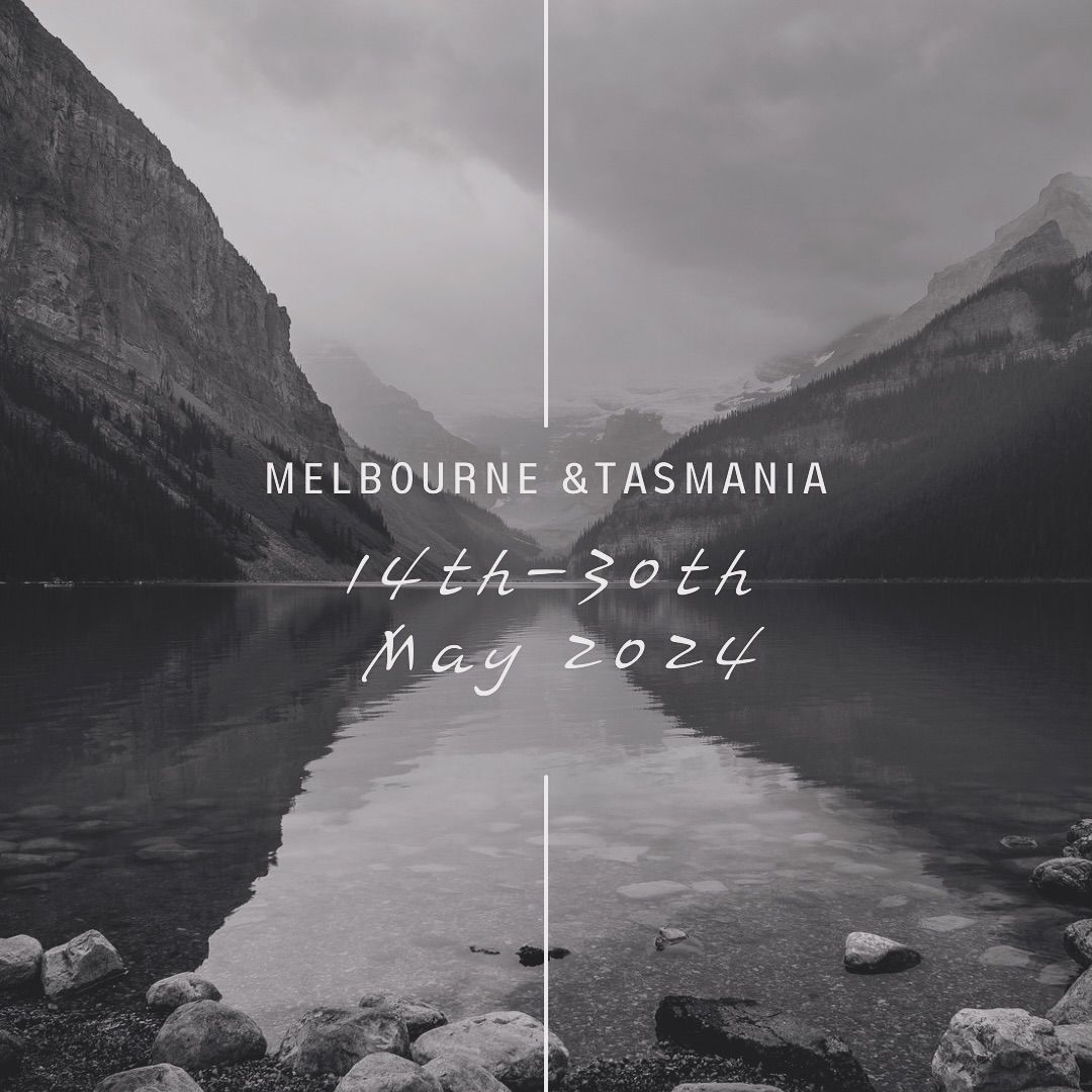 A Black and White Photo of A Lake with The Date 14th-30th May 2024  — Thaiger Ink in Holloways Beach, QLD