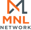 Logo for MNL Network LLC: black letters MNL above a red bar with "NETWORK LLC" and blue text "RENOVATION, REMODELING & MORE."