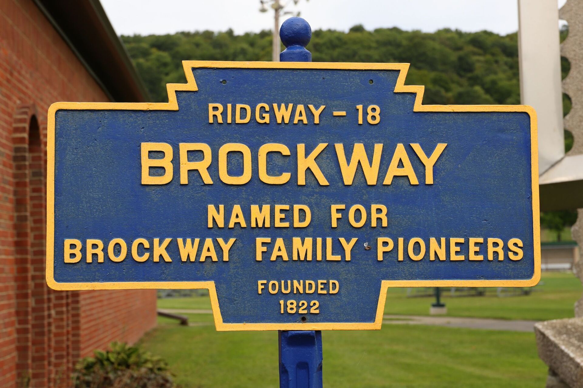Brockway Signage — Brockway, PA — Ferraro Kruk And Ferraro LLP