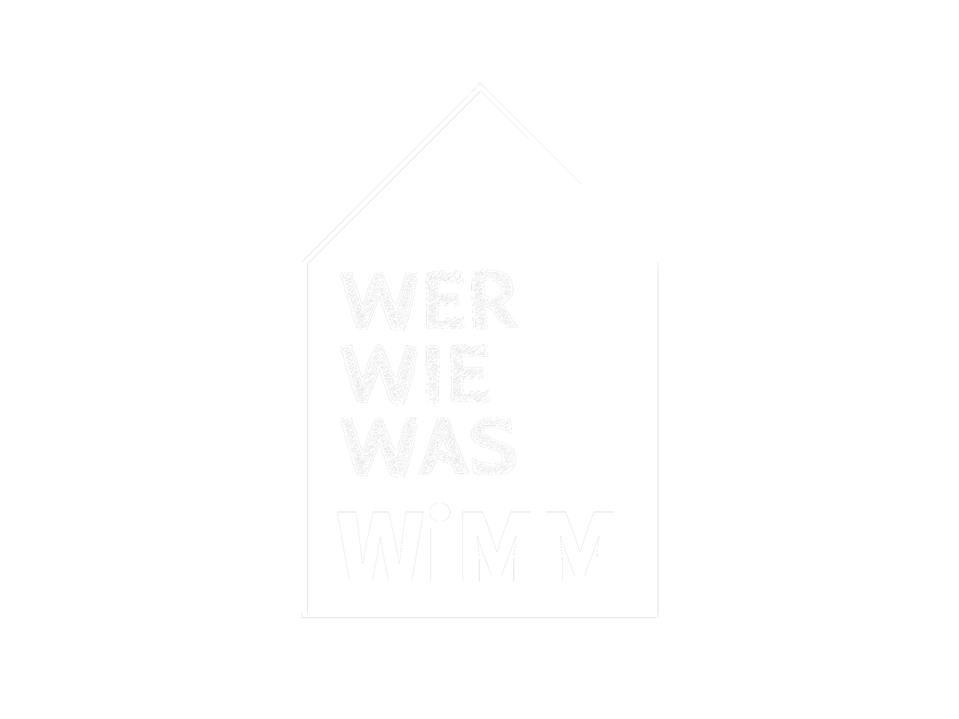 A green sign that says wer wie was wimm