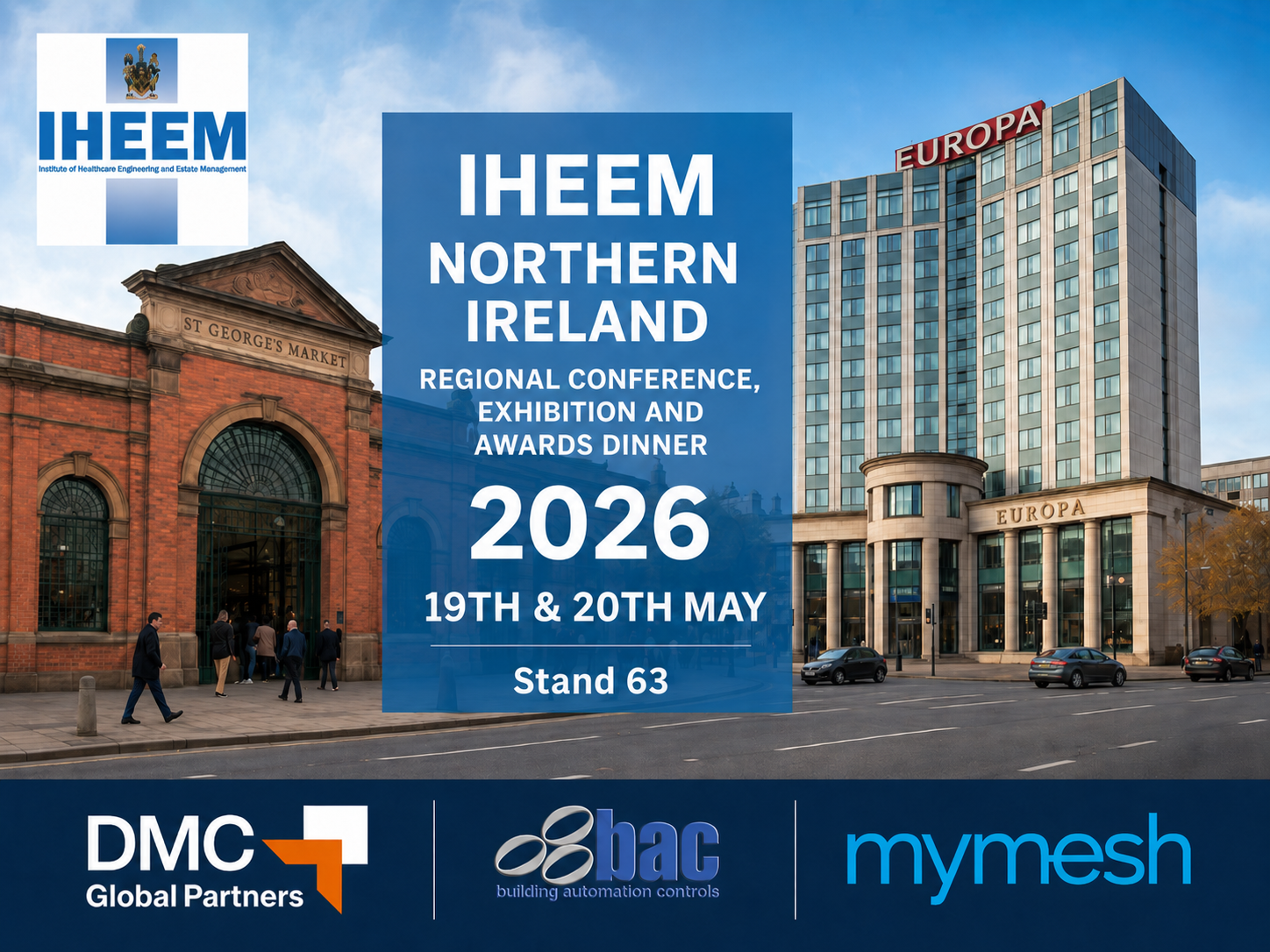 Visit us on the Healthcare Estates - Stand D8
