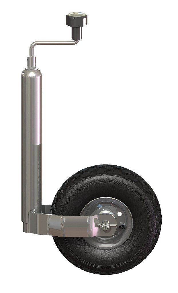 48 mm pneumatic jockey wheel