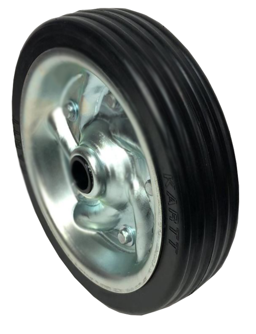 Jockey wheel clamp, wheel and spare parts for jockey wheels