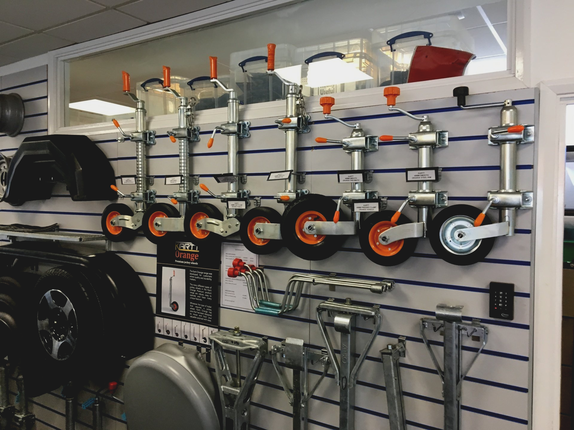 Kartt Orange jockey wheels