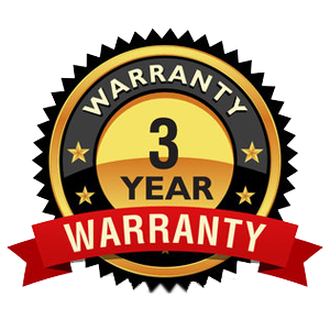 3 Years Warranty