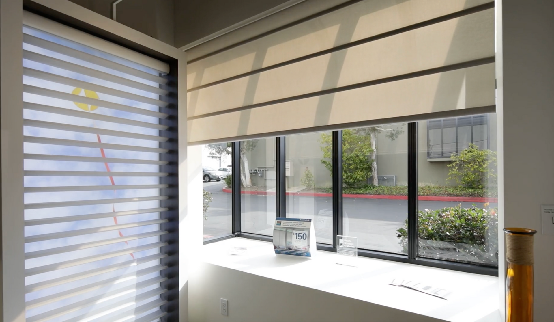 Commercial blinds in an office near San Diego, California (CA)