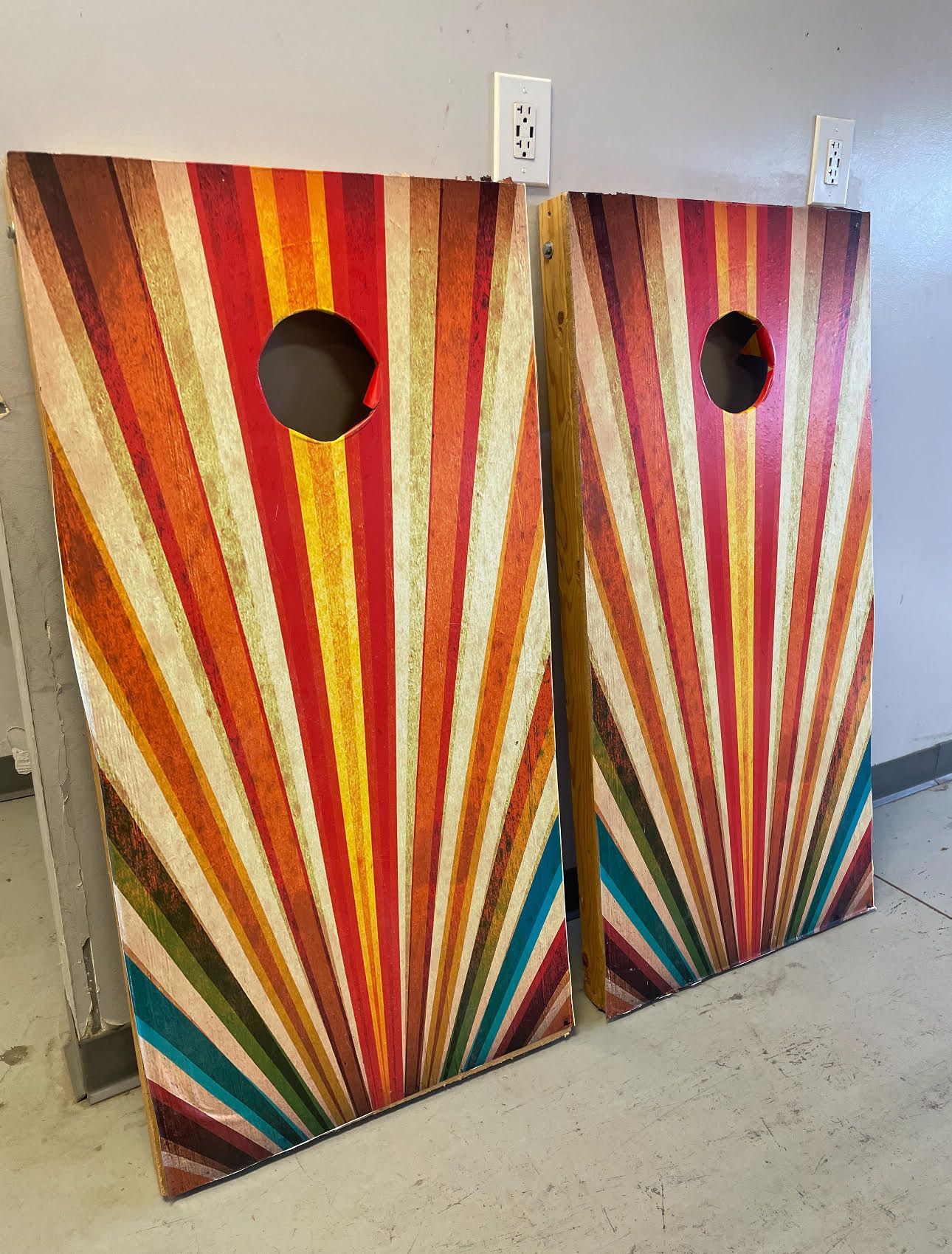 custom vinyl ppf cornhole boards