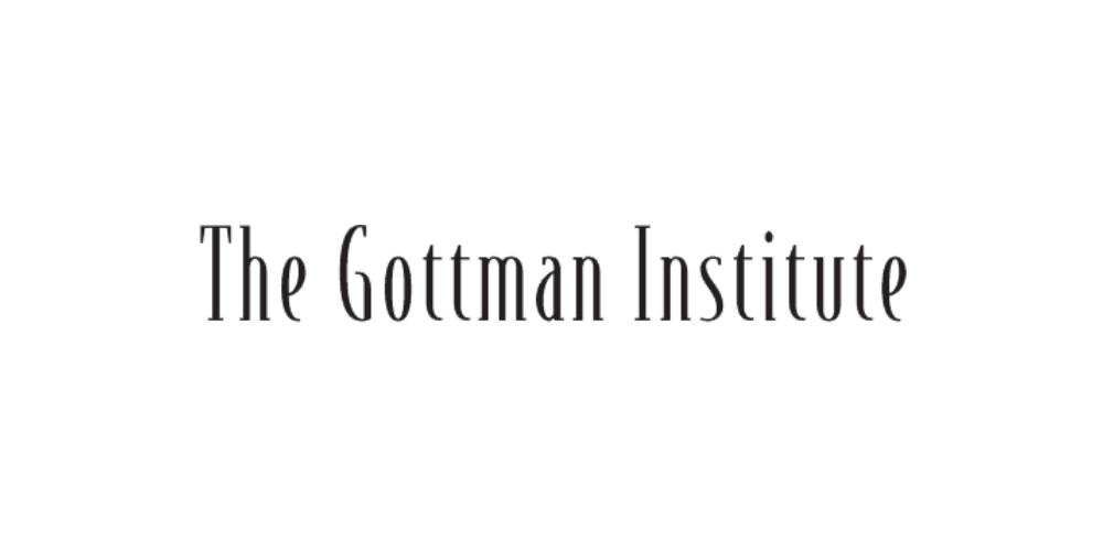 The logo for the gottman institute is on a white background.