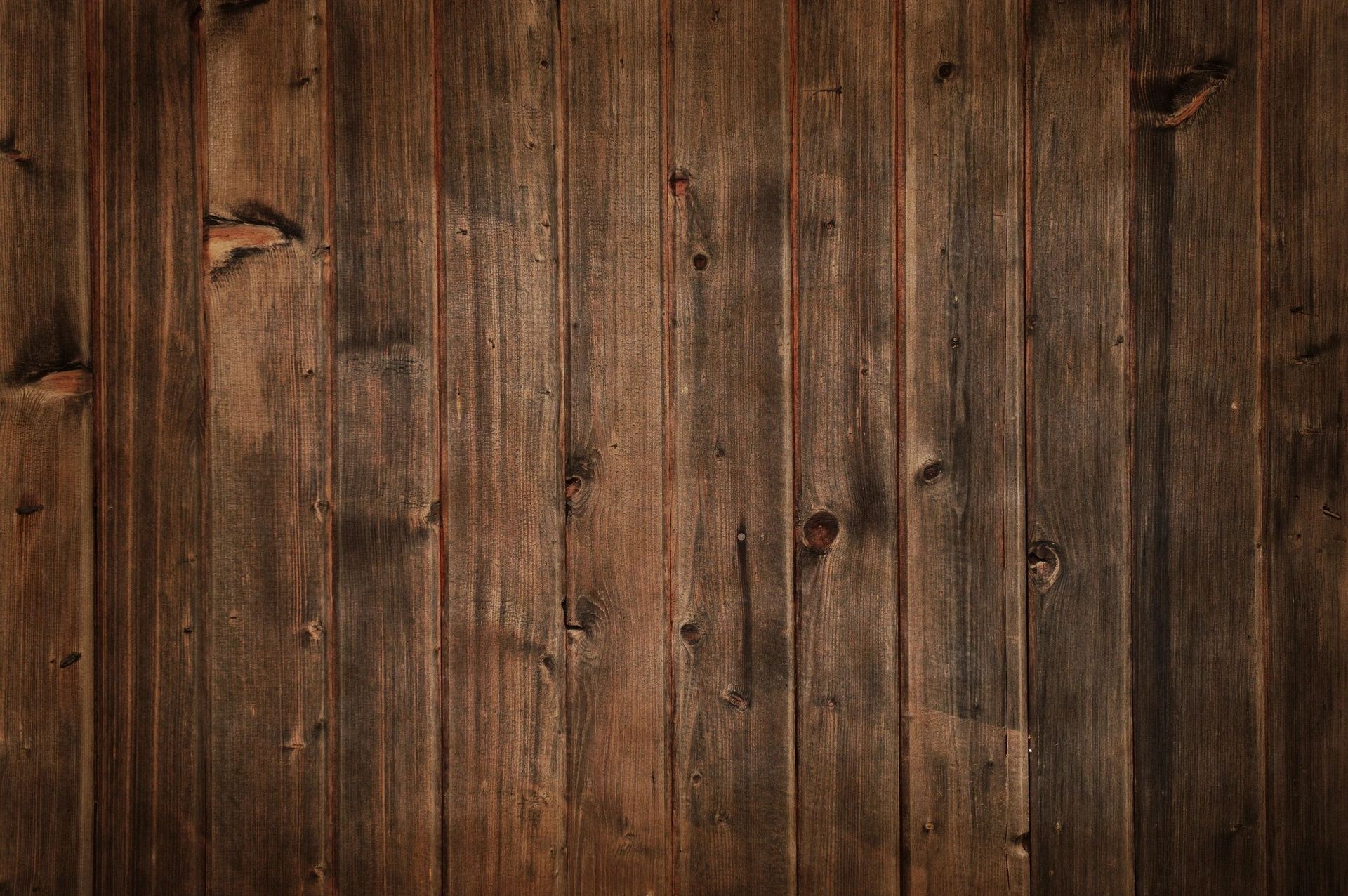 It is a close up of a wooden wall.