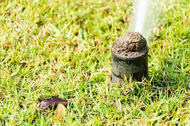 broken sprinkler