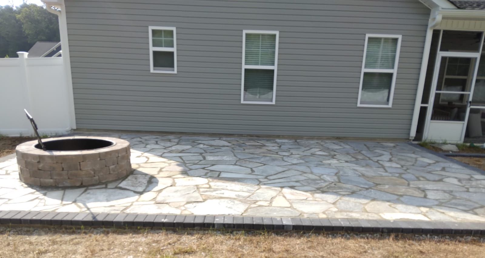 flag stone patio installer
