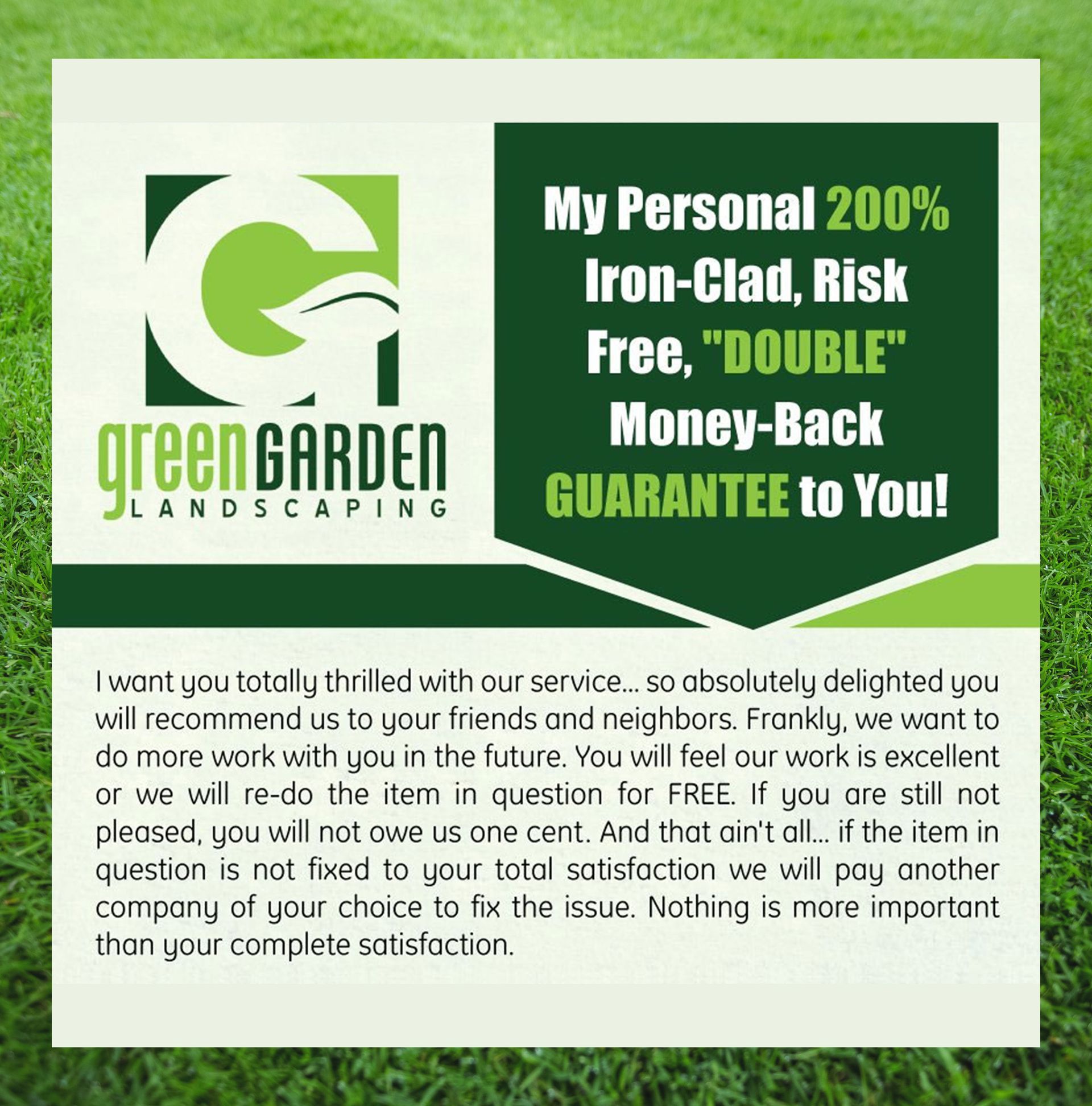 Money Back Guaranteed