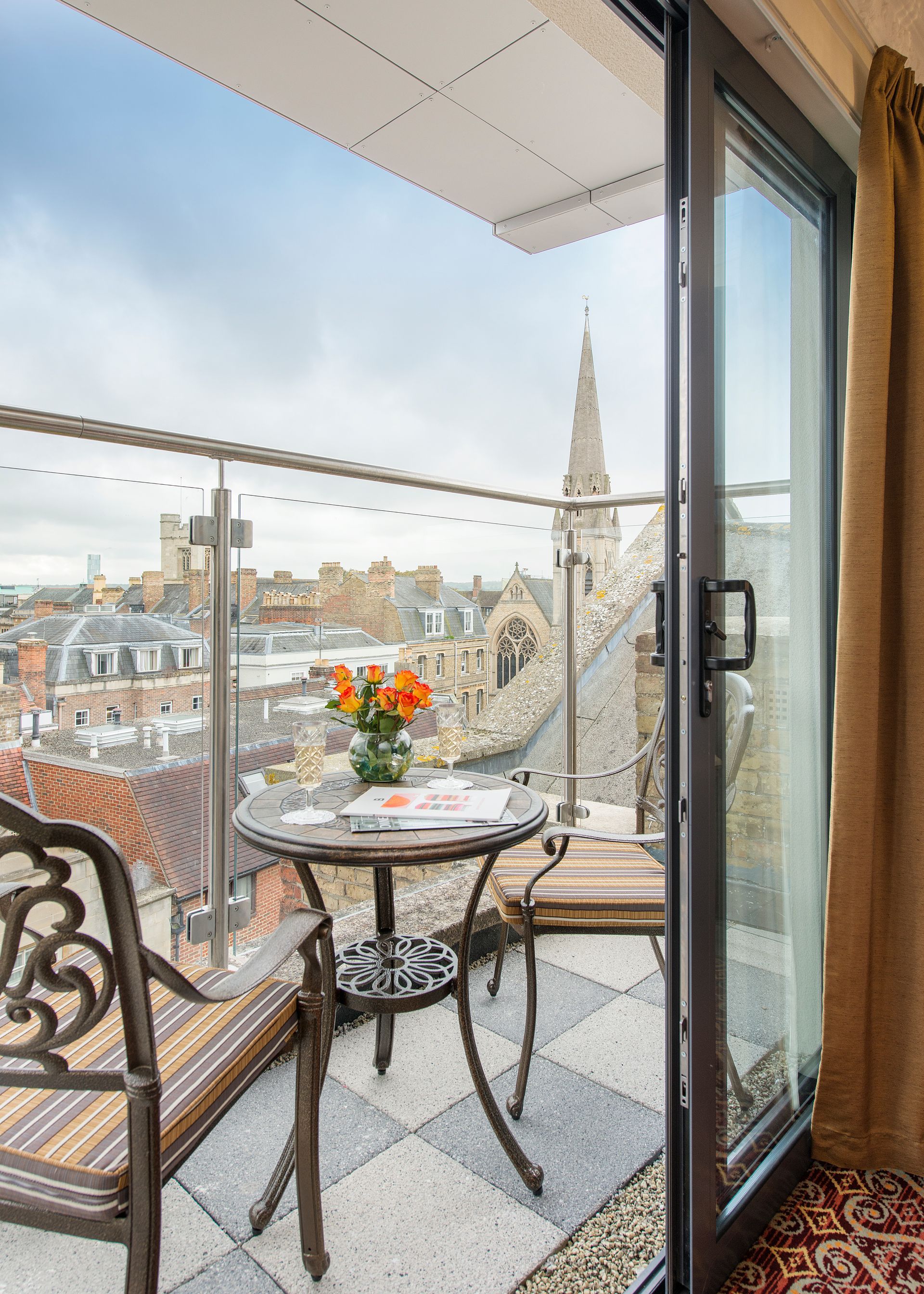 Blenheim Suite Balcony, George Street Hotel, OX1