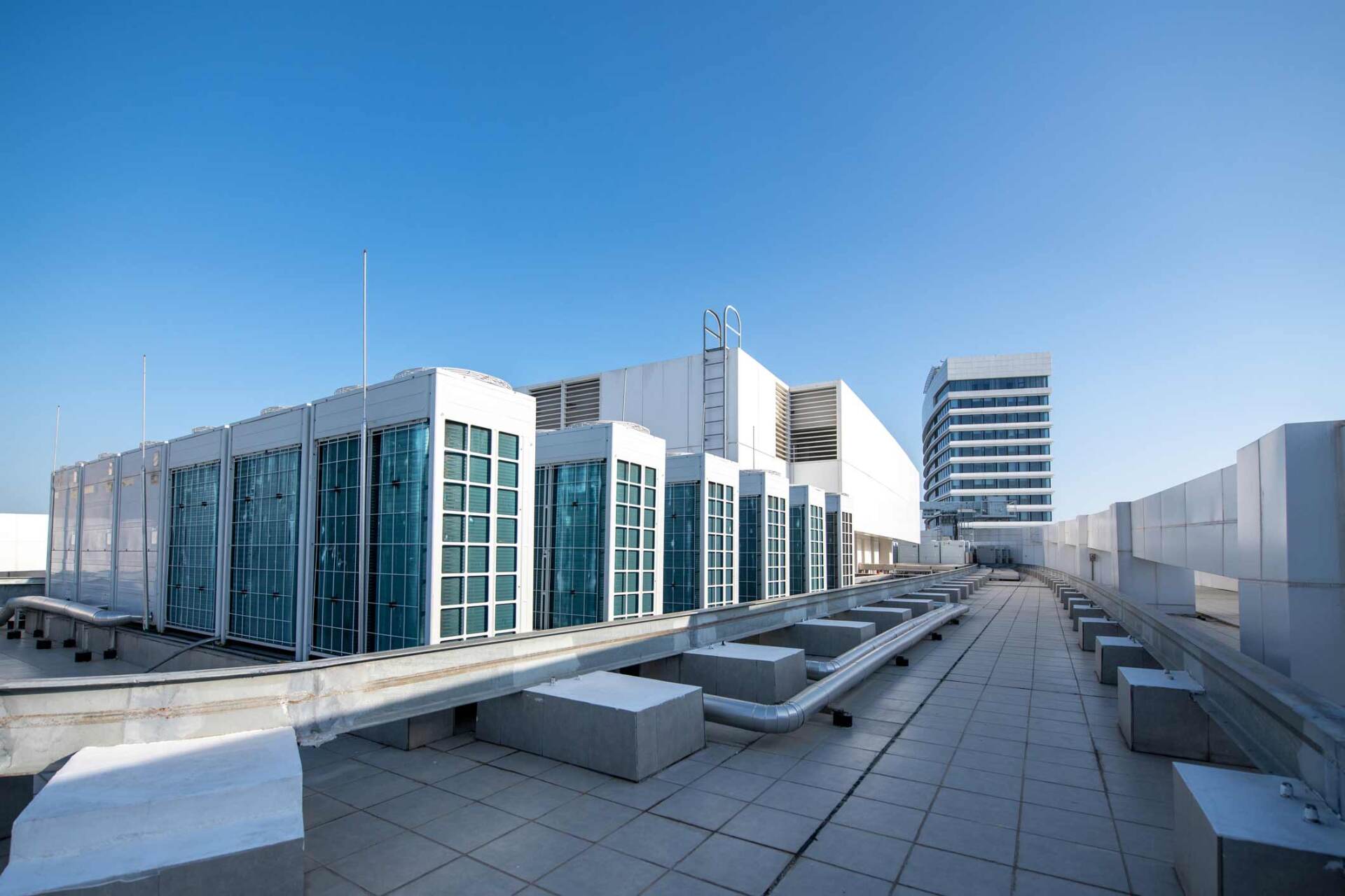 Compressor On Top Of Office Building — Las Vegas, NV — Cool Concepts Inc