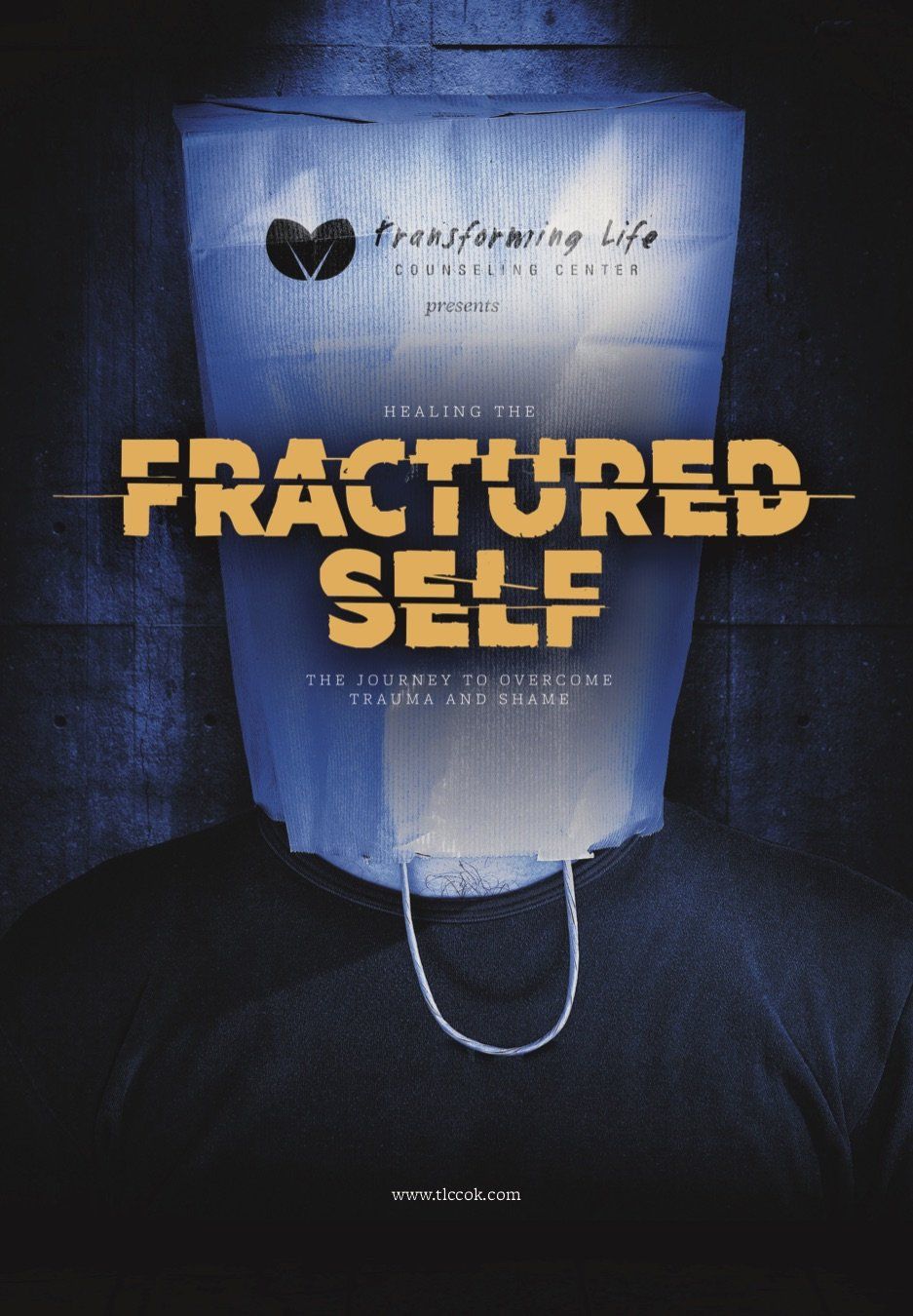 A poster for a movie called fractured self