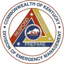 The logo for the commonwealth of kentucky division of emergency management.