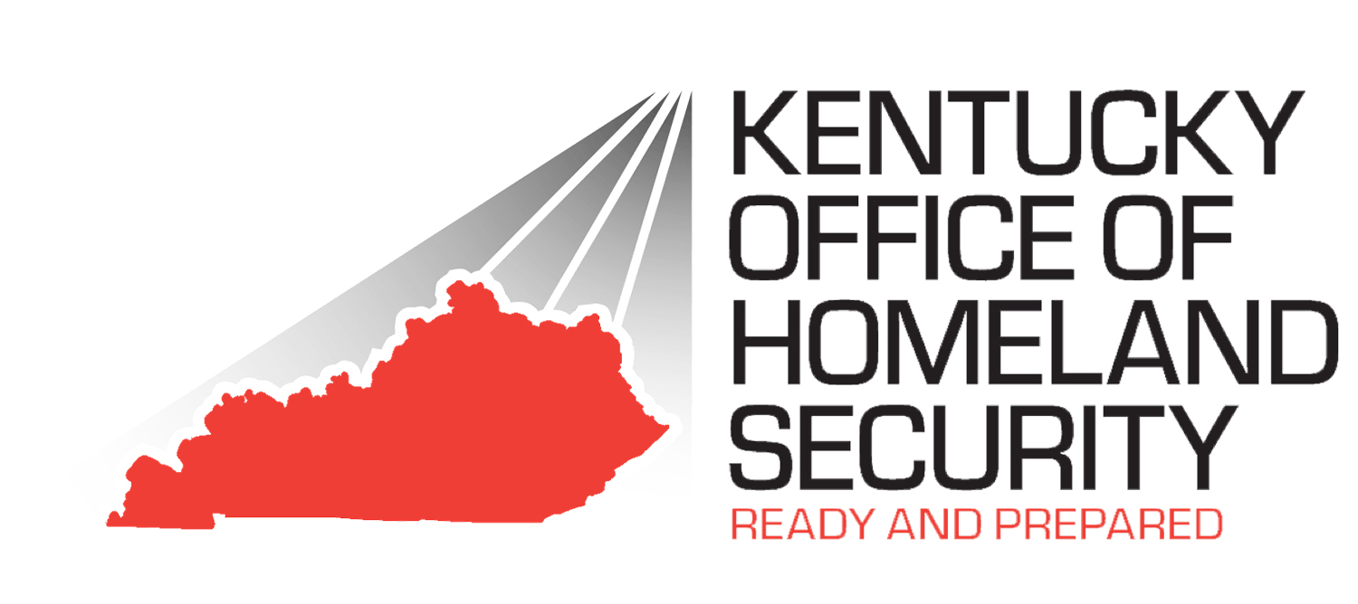 The kentucky office of homeland security logo is ready and prepared.