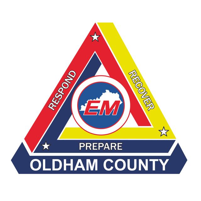 A logo for oldham county emergency management
