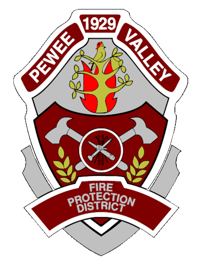 A badge for the pewee valley fire protection district