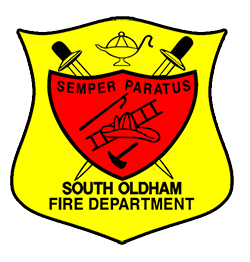 The logo for the south oldham fire department